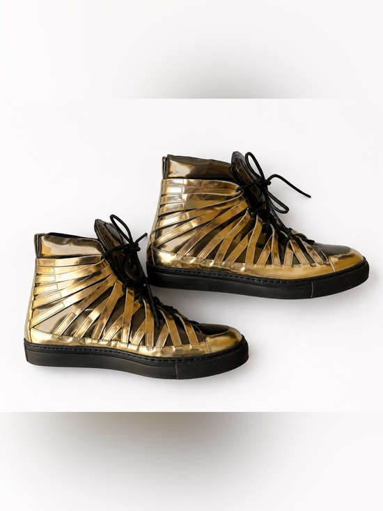 Damir Doma Other - Damir Doma Falco Gold Metallic High Top Sneakers EU 44 Rare Italy